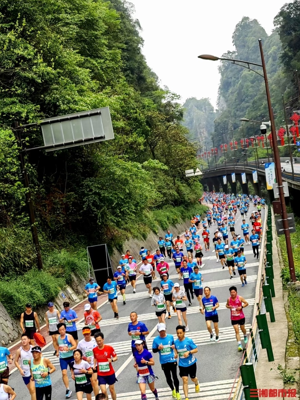 马拉松锦标赛焦点战：三湘天狼队大胜荆楚白虎队，外线火力全开。边路成突破口(四小时全马配速)